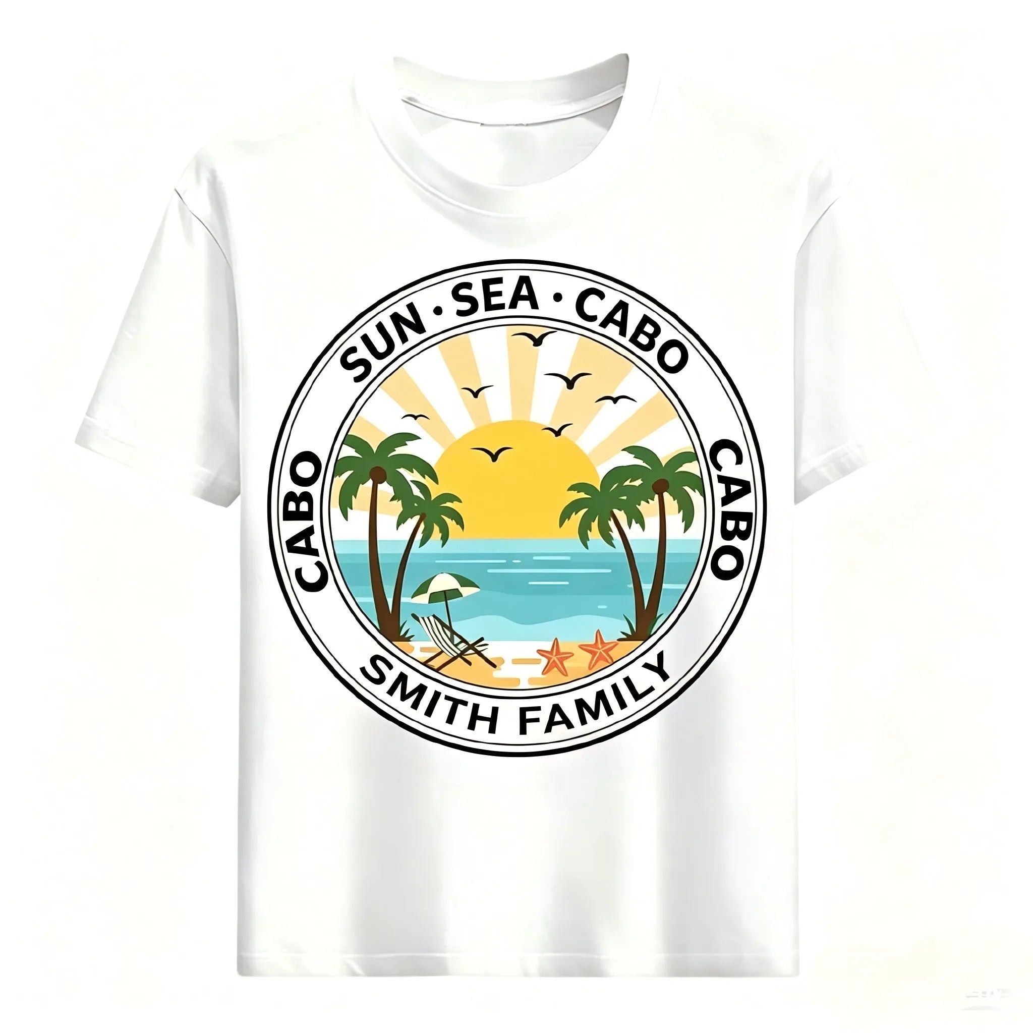 Personalized Summer Vacation Shirt For Family Cruise Graphic Tee