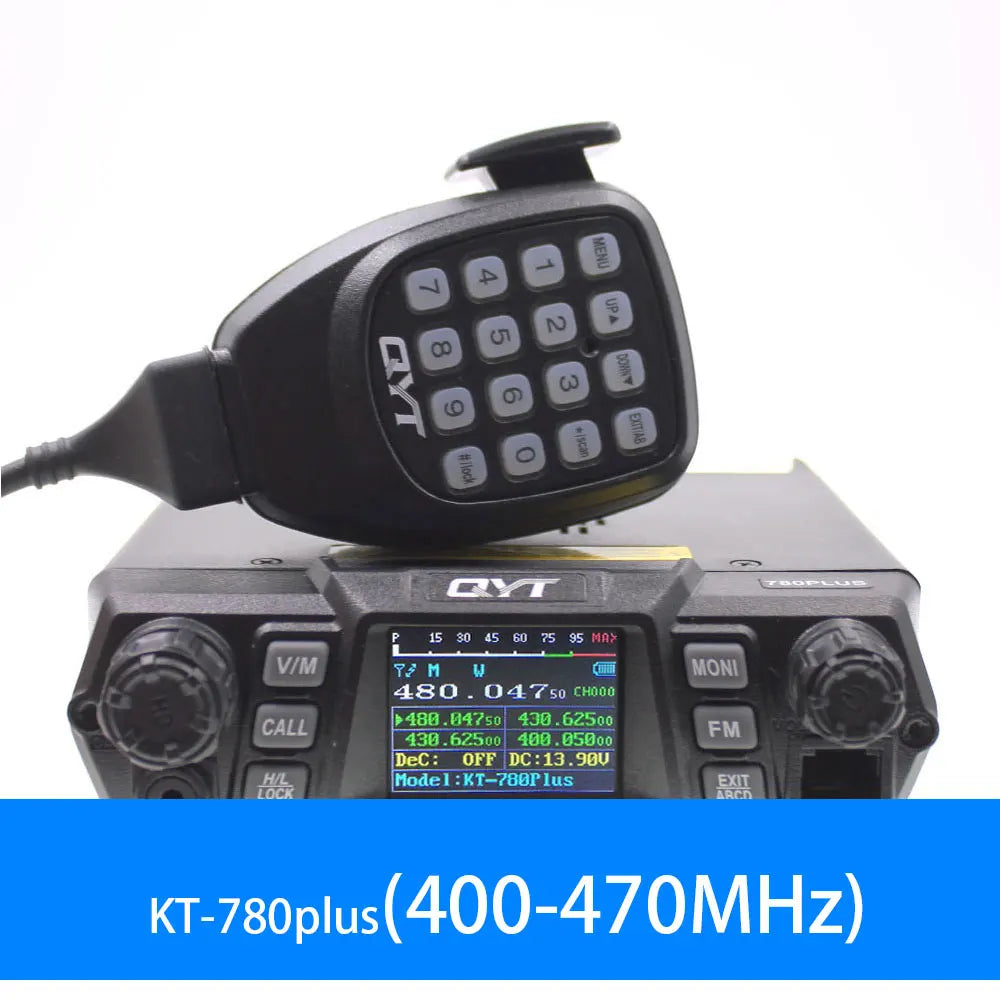 QYT KT-780PLUS Mobile Radio VHF 136-174 MHz UHF 400-480 MHz