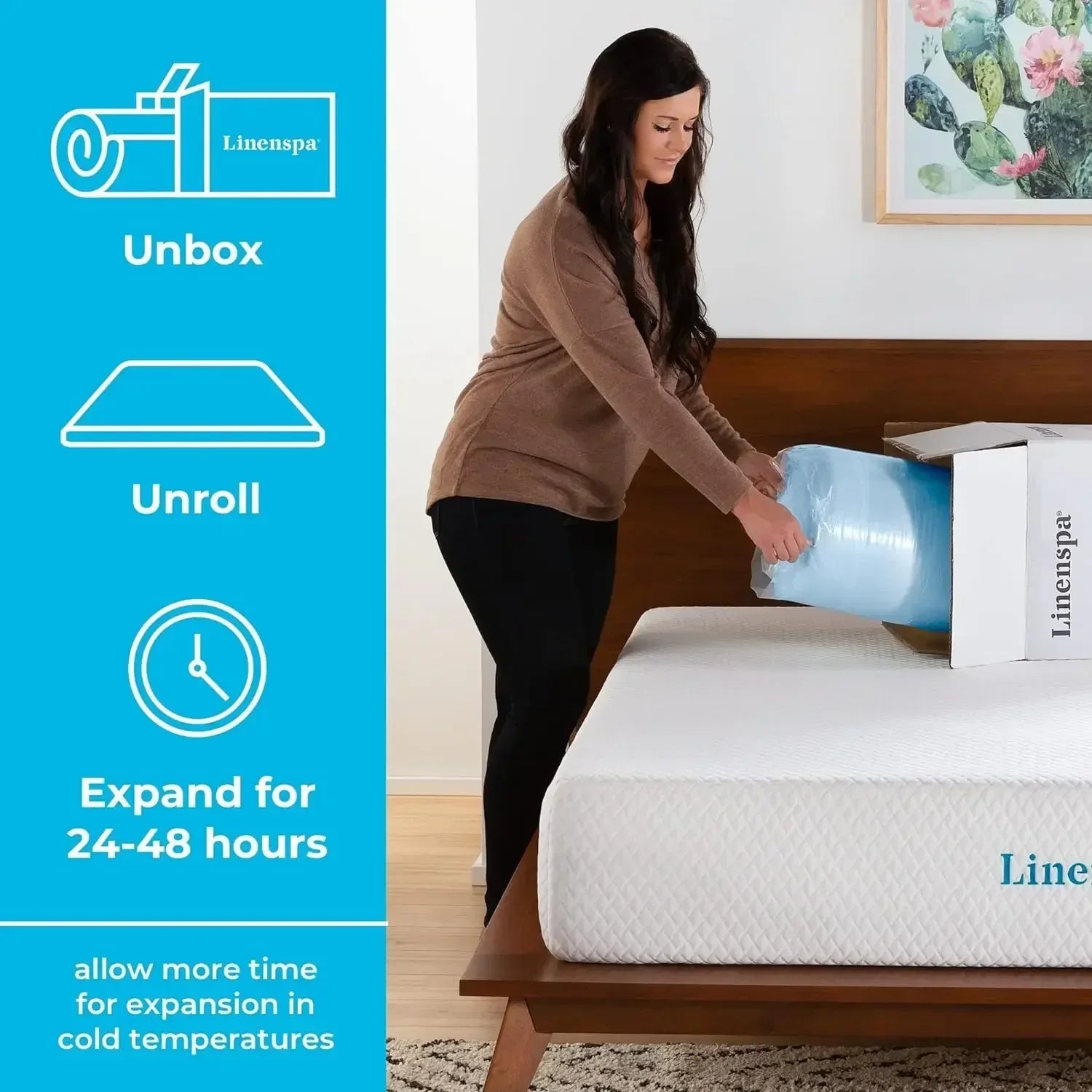 Gel Infused Memory Foam Mattress Topper – Cooling Full Mattress Pad