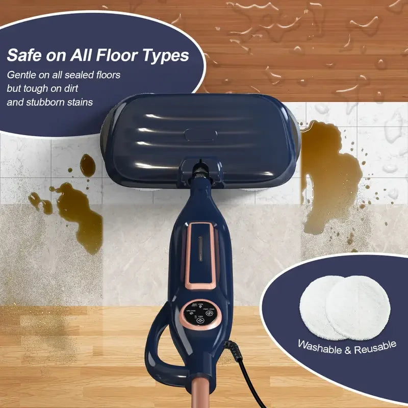 INSE VM6 Scrubbing Steam Mop Ten In 1 Rotating Pad