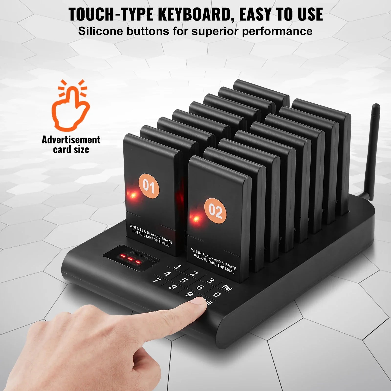 SucceBuy Restaurant Pager System With Vibration Beepers