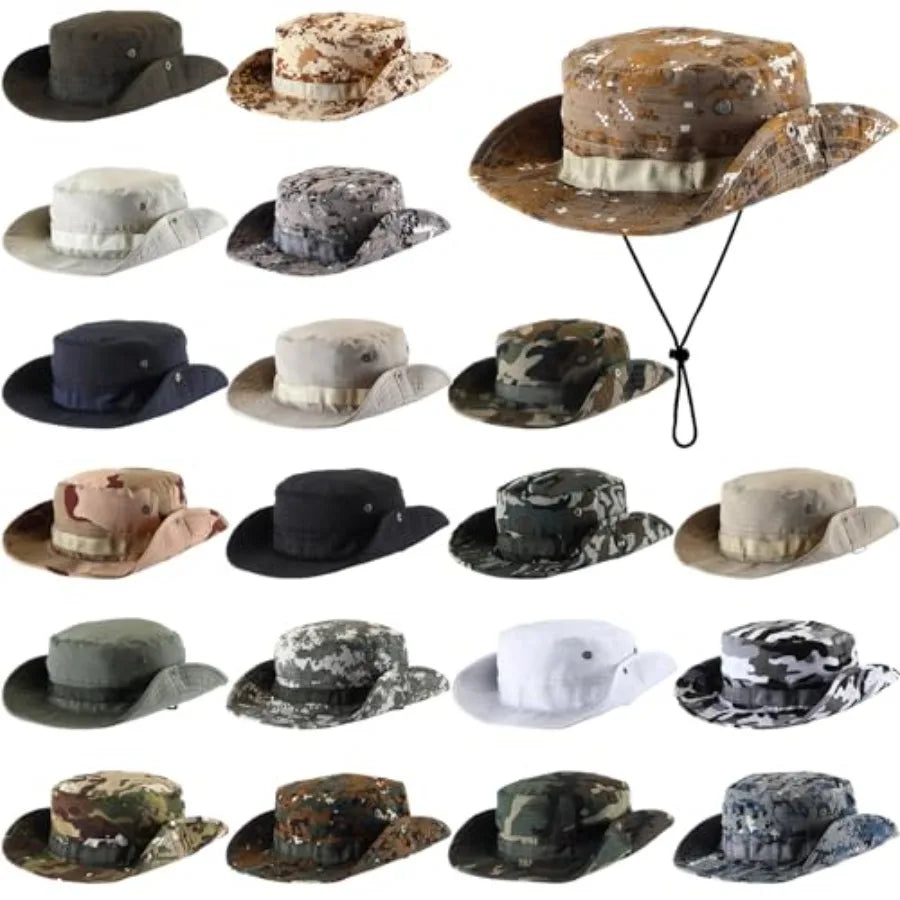 Outdoor Boonie Hat for Hiking and Camping With Wide Brim