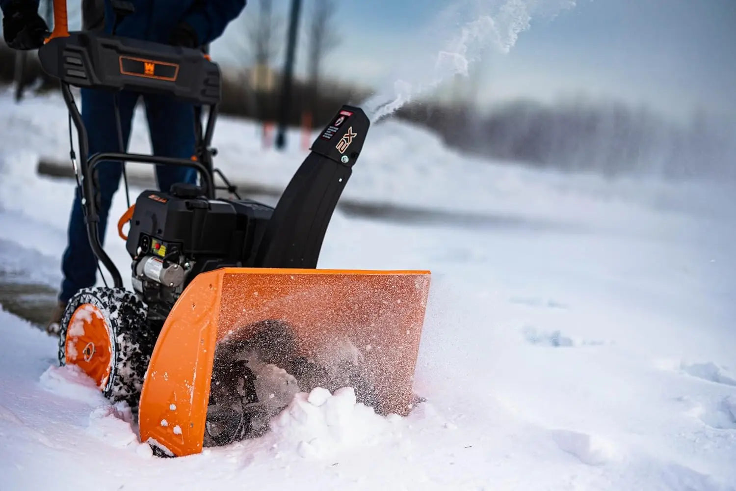 XMSJ 209cc Gas Snow Blower Electric Start Self Propelled