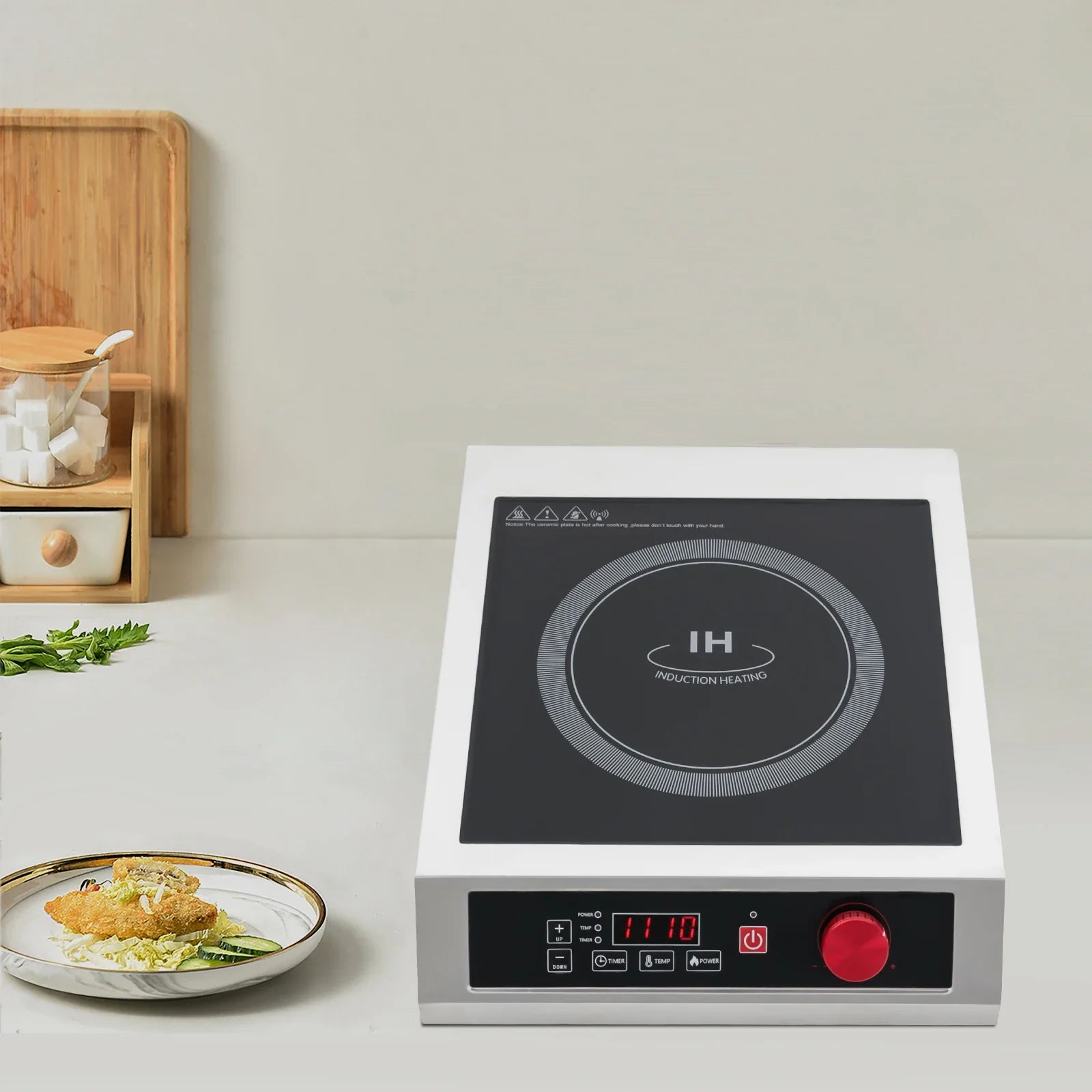 Sweetmile 3500W Stainless Steel Induction Cooktop Y14