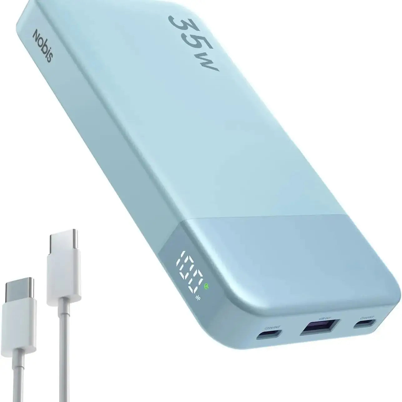 Nobis N3510 10000mAh Power Bank 35W Fast Charge USB C