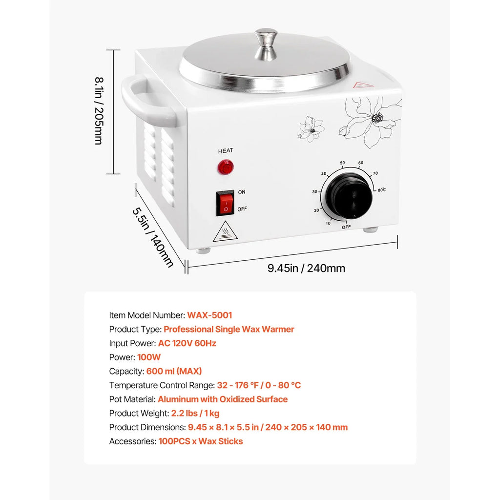 Wax Warmer Paraffin Heater Electric For Home Use Spa