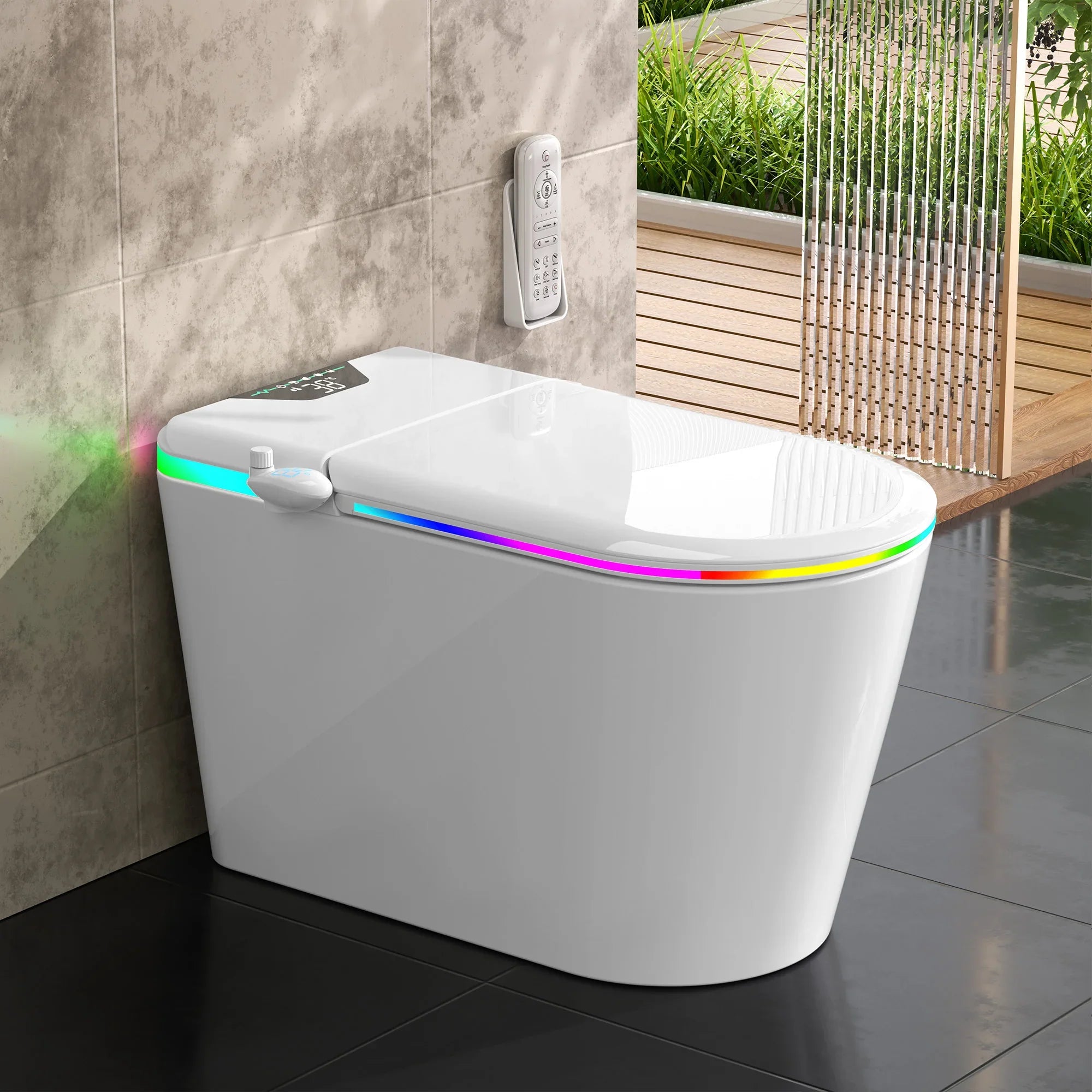 Wansid Nordic Smart Toilet With Bidet Auto Open Lid