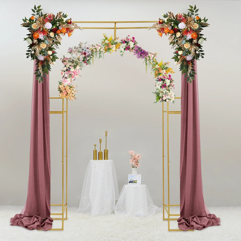 Wedding Arch Stand Metal For Ceremony And Garden Decor