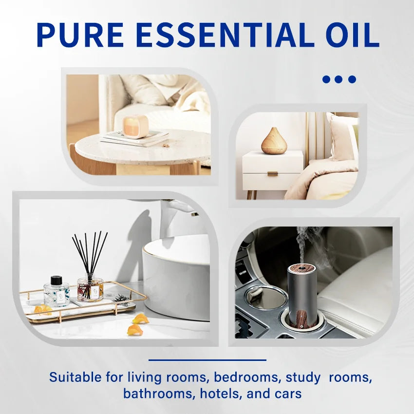 HIQILIE Woody Fragrance Oils Set For Diffusers Candles And DIY