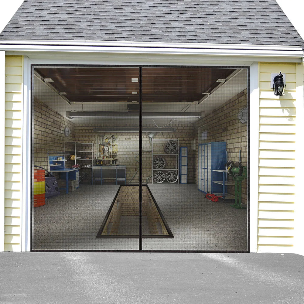 Shunmaii Seamless Garage Door Mosquito Net Insect Screen