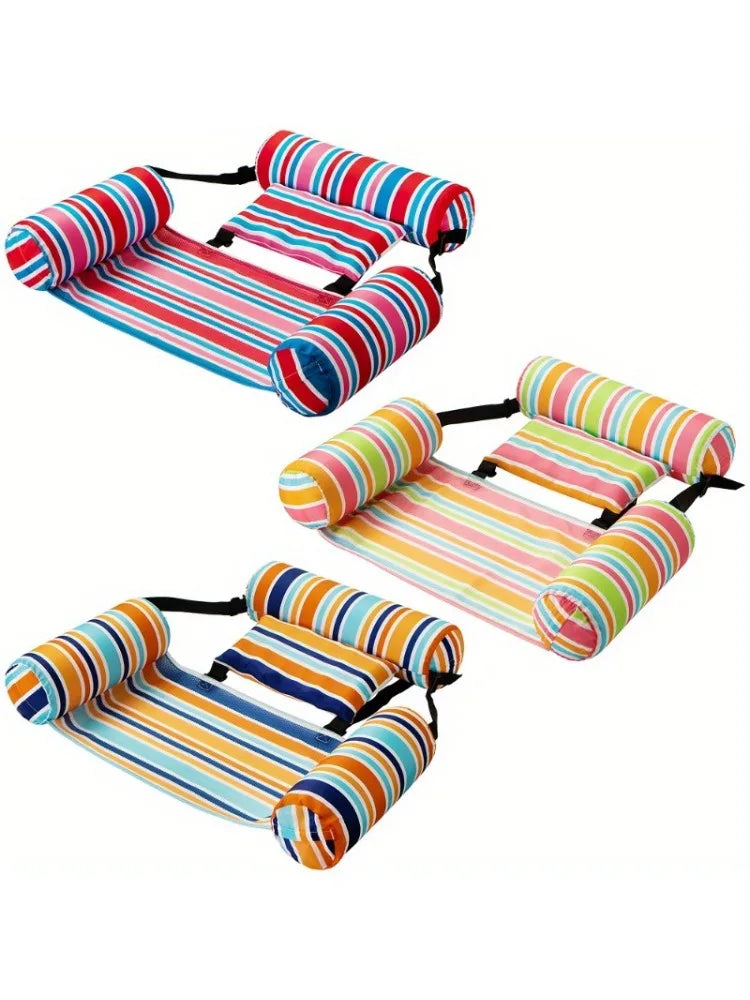Joyfy Inflatable Pool Loungers Hammock Chairs Set of 3