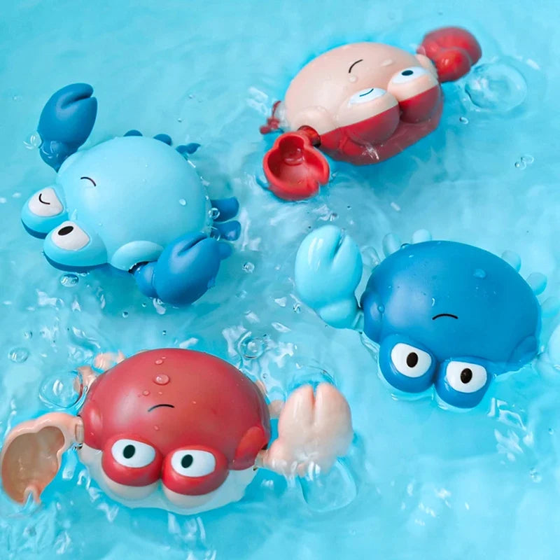 Baby Bath Toys – Swimming Clockwork Dolls & Animals, Fun Water Play for Kids’ Bathtub, Shower, and Bathroom