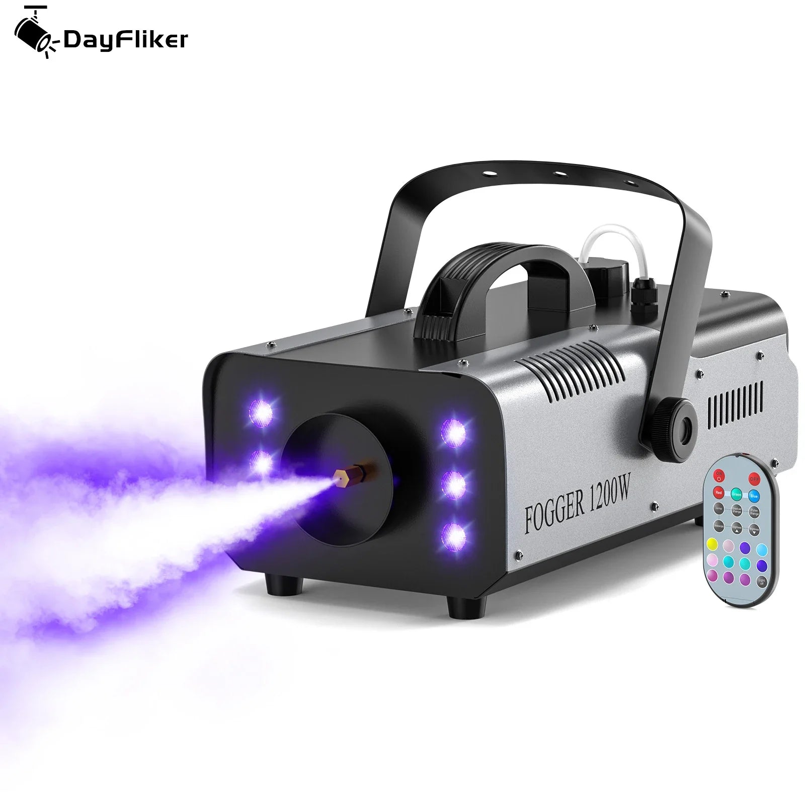 DayFlicker 1200W Fog Machine With RGB Lighting For Stage