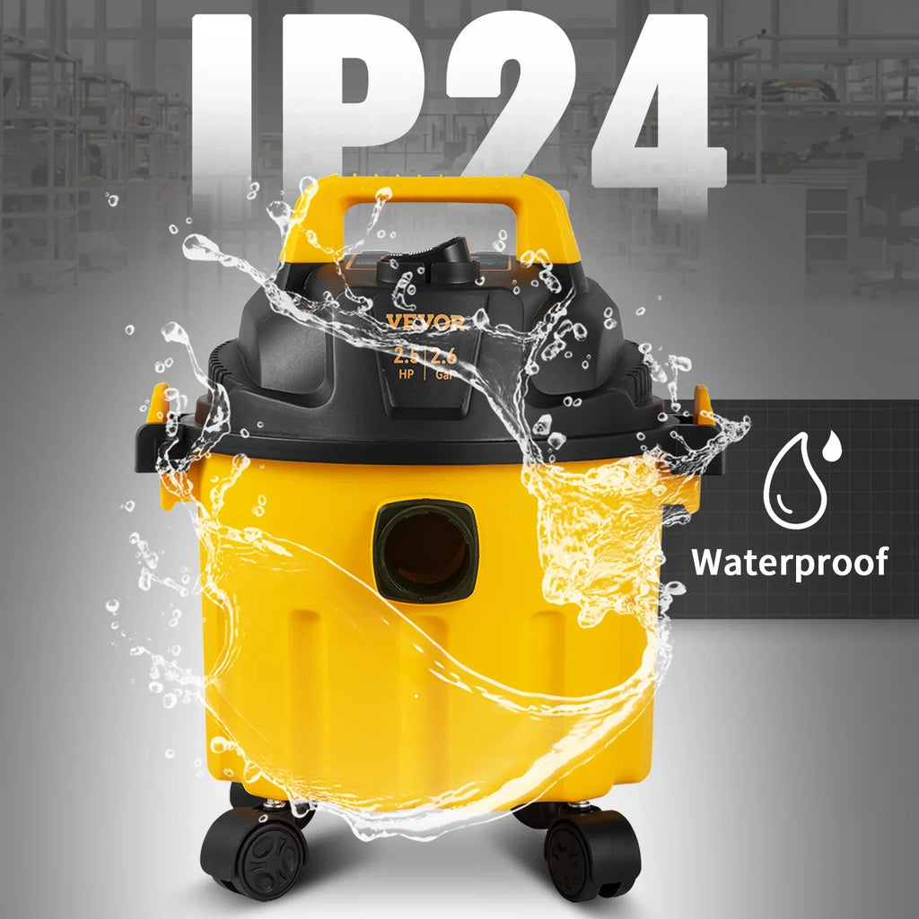 SucceBuy Wet Dry Vacuum 2.5 Peak HP 3-in-1 Shop Vacuum