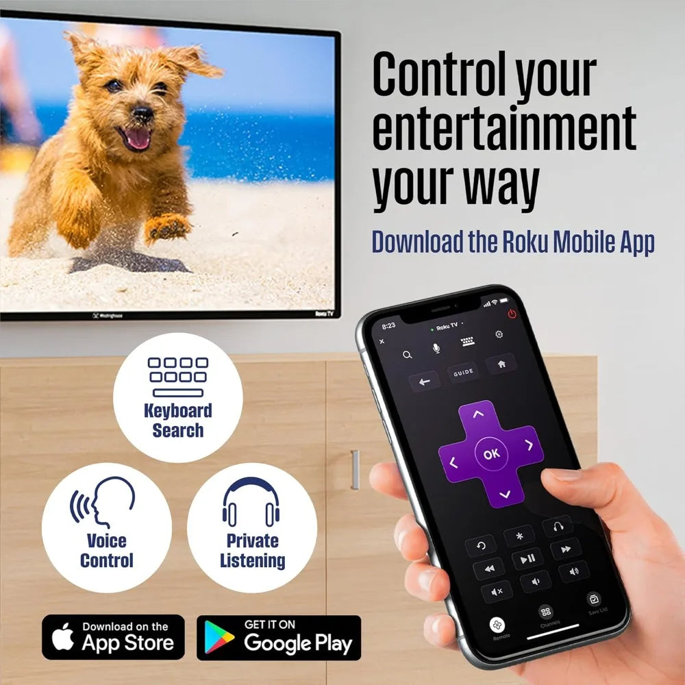 Westinghouse Roku Smart TV With WiFi And Mobile App