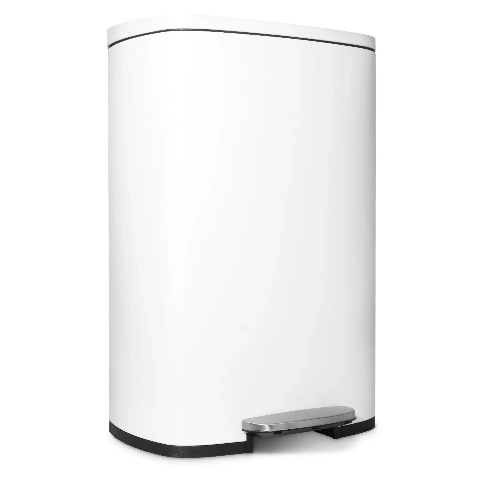 Stainless Steel Kitchen Step Trash Can With Foot Pedal