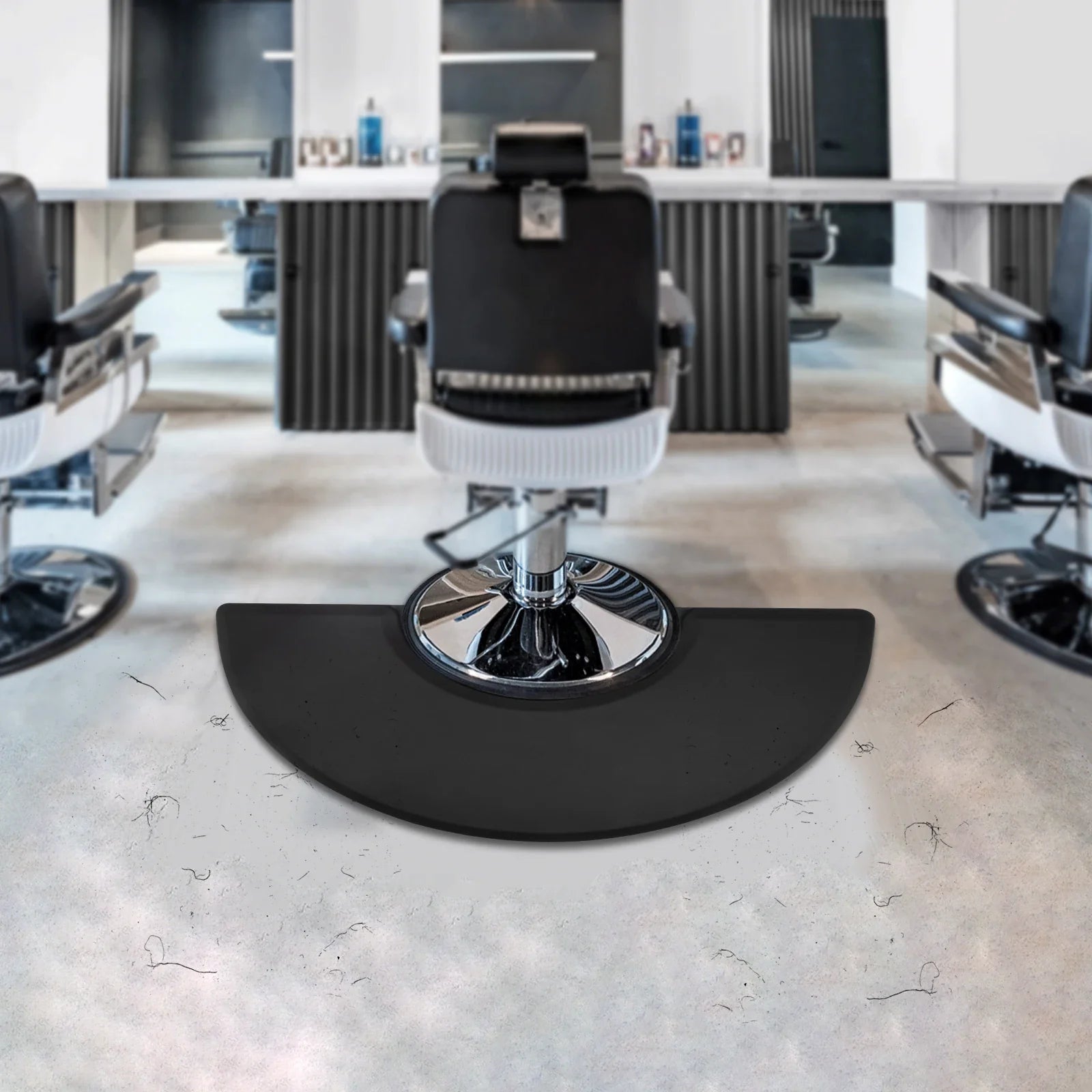 Barber Chair Mat Anti Slip Floor Pad for Hairdressers Ergonomic