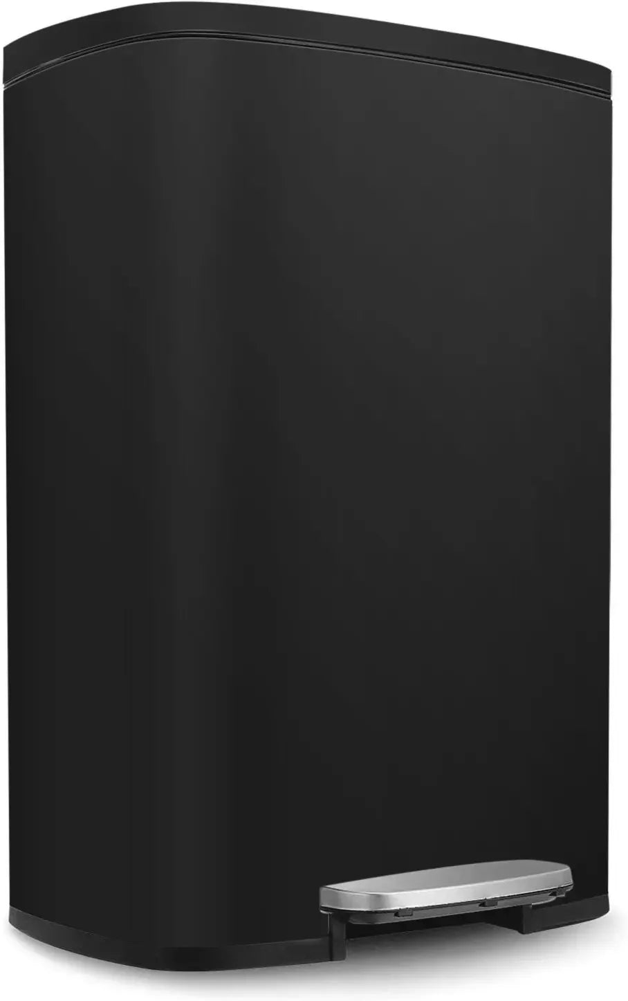 Stainless Steel Kitchen Step Trash Can With Foot Pedal