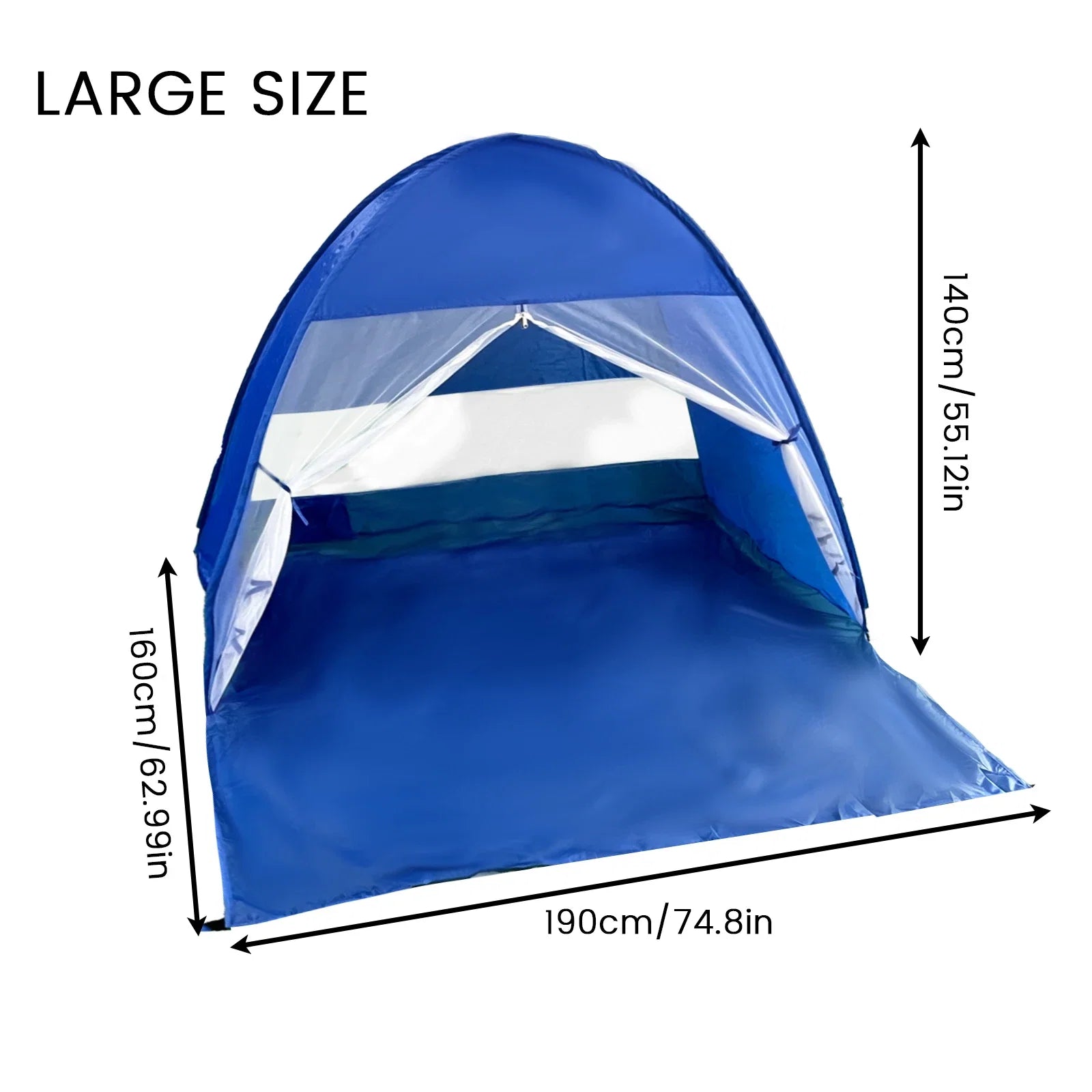 Pakicetus Pop Up Beach Tent With Handbag For Outdoor Camping