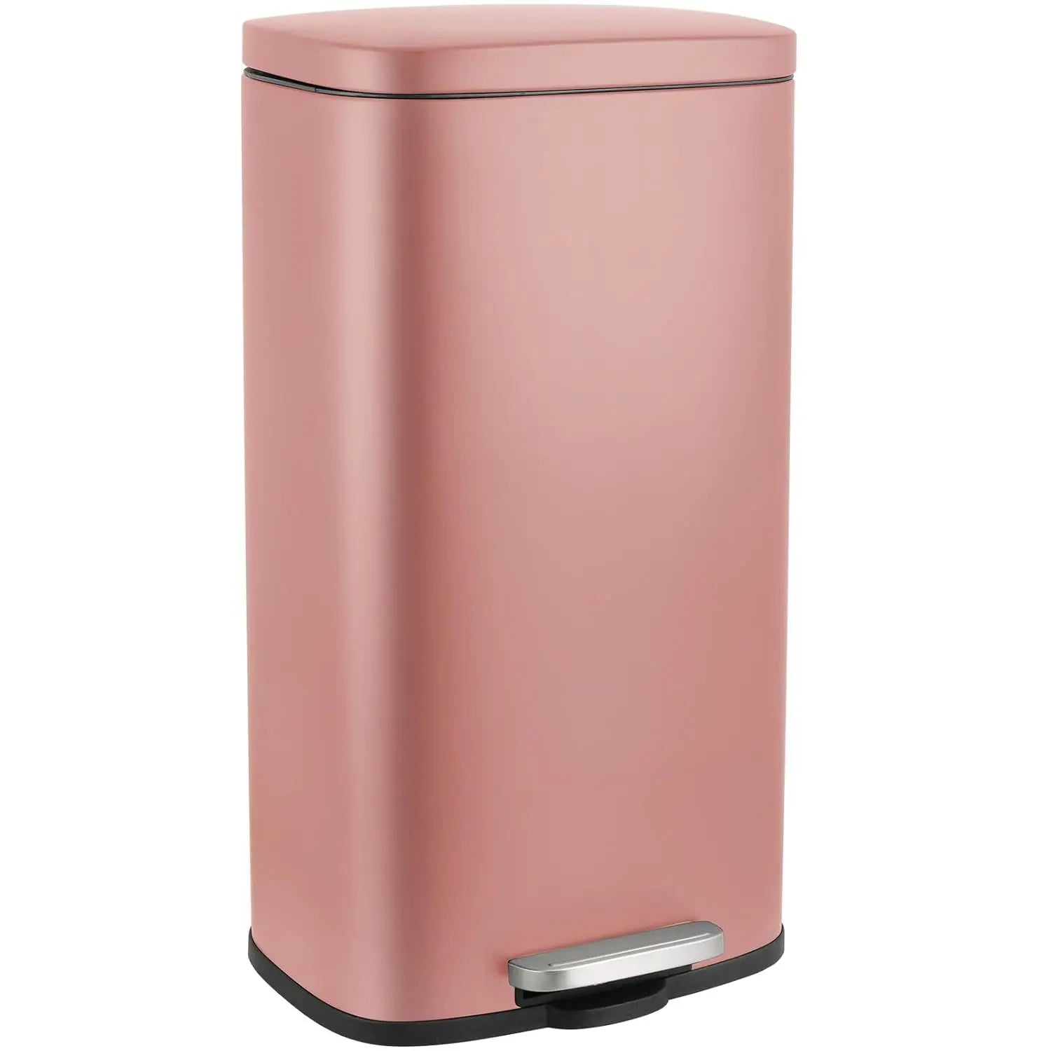 Stainless Steel Kitchen Step Trash Can With Foot Pedal