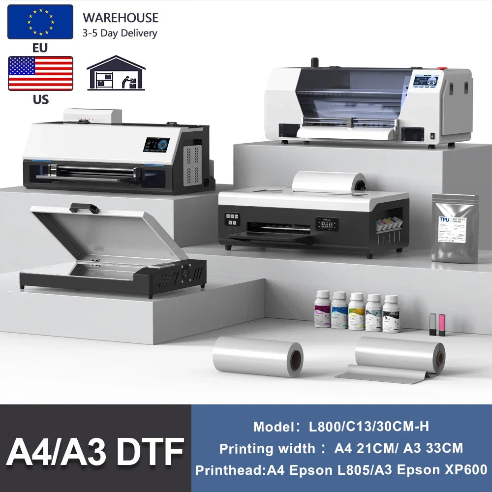 TOPPARTS DTF Printer Direct To Film Printing Machine For Clothes