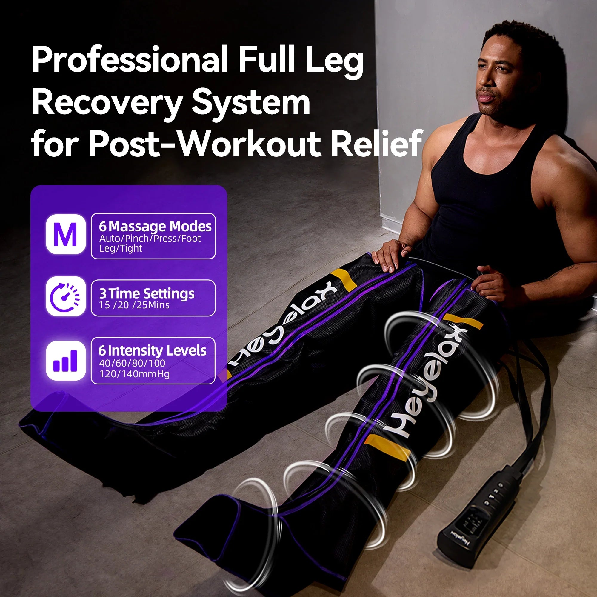 Leg Compression Massager For Circulation And Pain Relief Air Boots