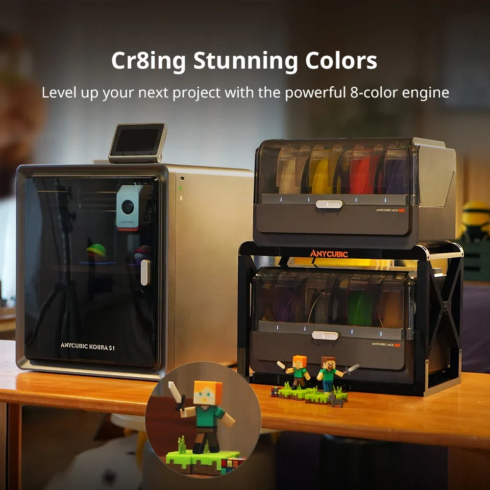 Anycubic Kobra S1 Combo 3D Printer With Auto Leveling