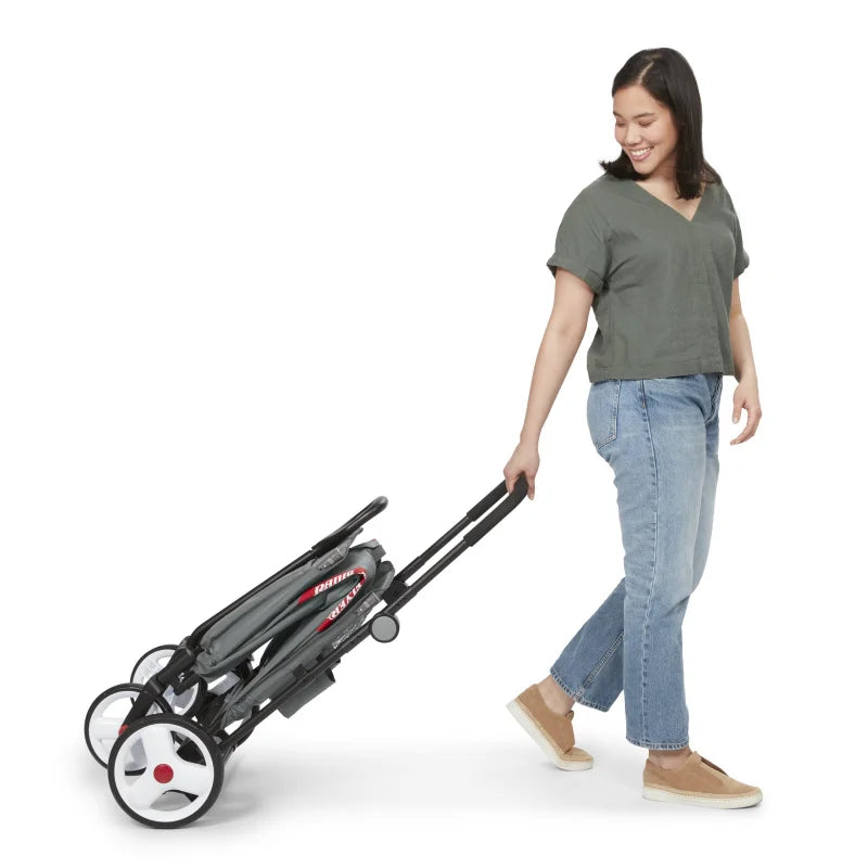 Radio Flyer Compass Kid And Cargo Stroll Wagon Folding