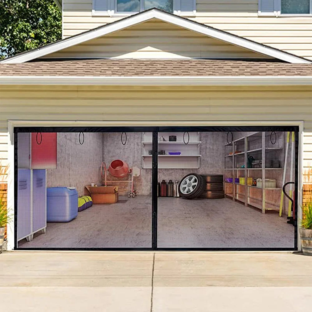 Shunmaii Seamless Garage Door Mosquito Net Insect Screen