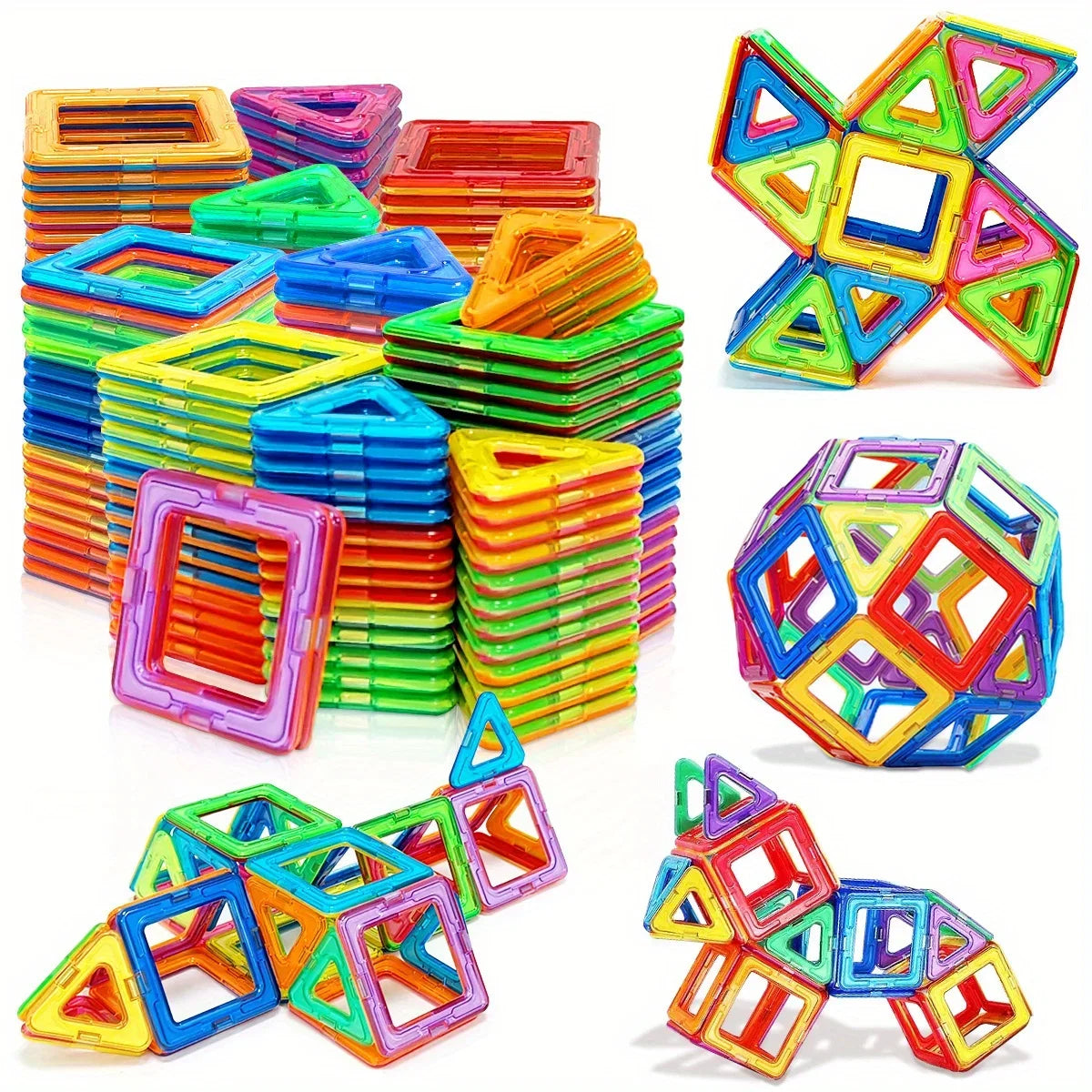 Magnetic Building Blocks Toy For Kids 3D Puzzle Creativity