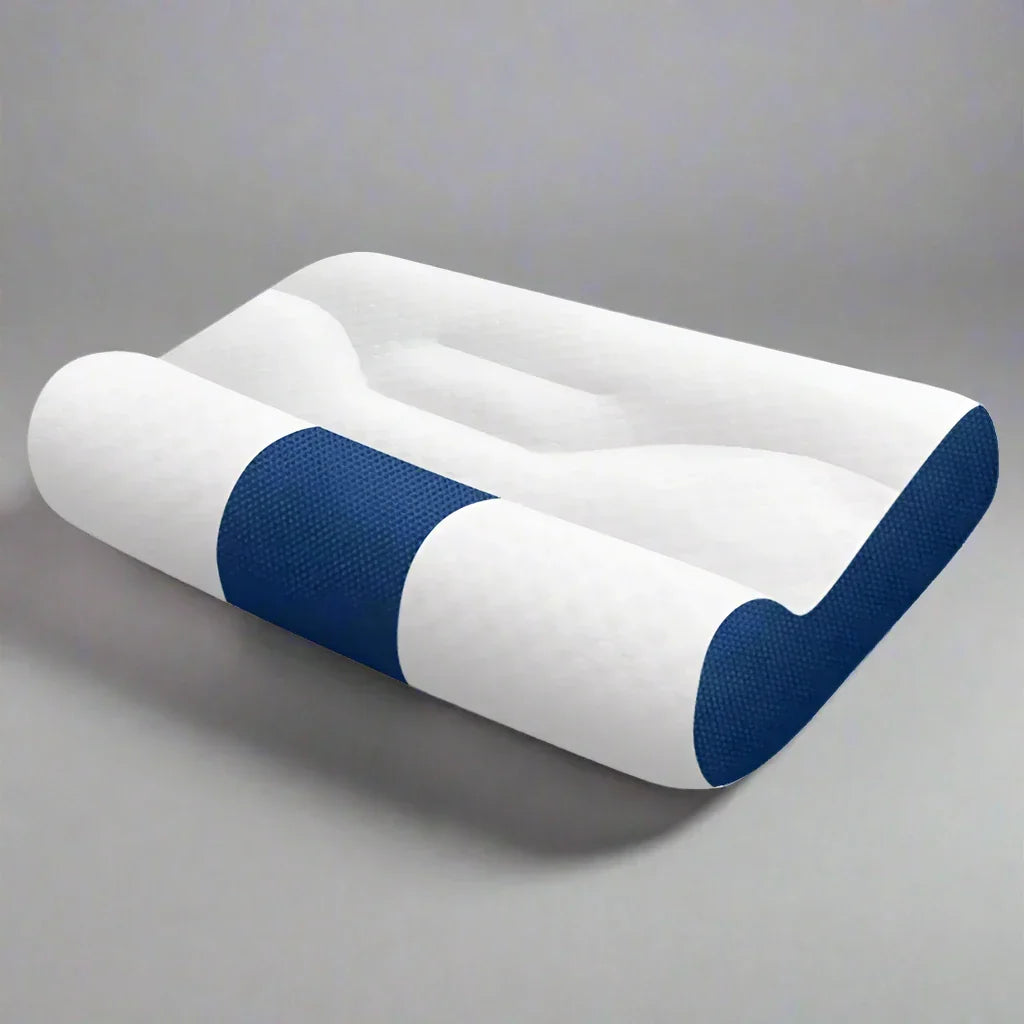 Ergonomic Goose Down Pillow for Cervical Support
