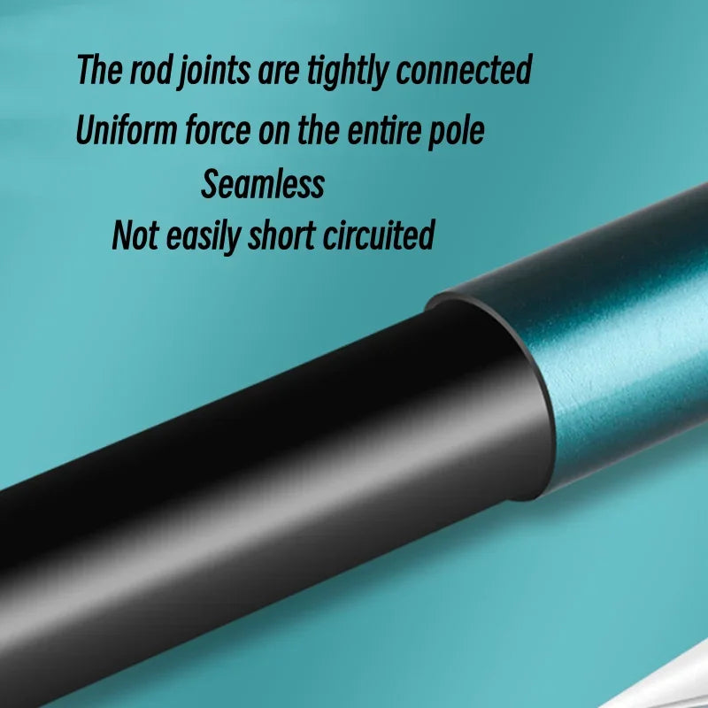 Telescopic Carbon Fiber Fishing Rod Rotating Carp Feeder Travel