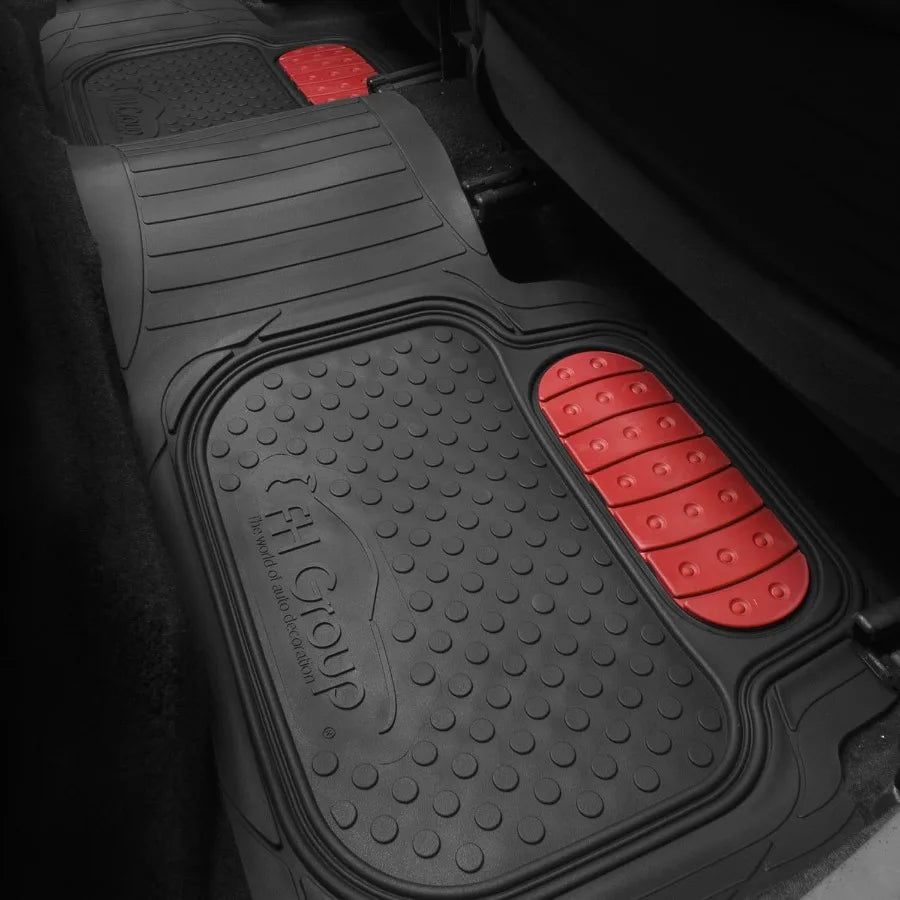 Universal Fit Rubber Car Floor Mats Heavy Duty Climaproof