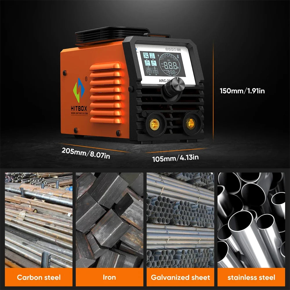 HITBOX ARC200S 2 in 1 Arc MMA TIG Inverter Welder