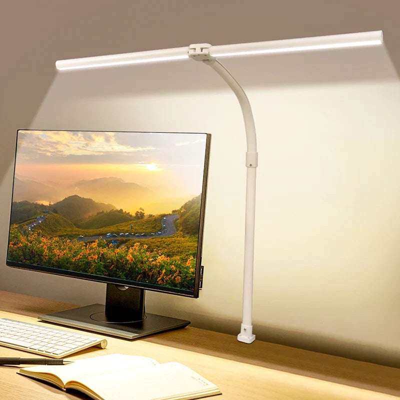 LAOPAO Double Head LED Desk Lamp With 5 Lighting Modes
