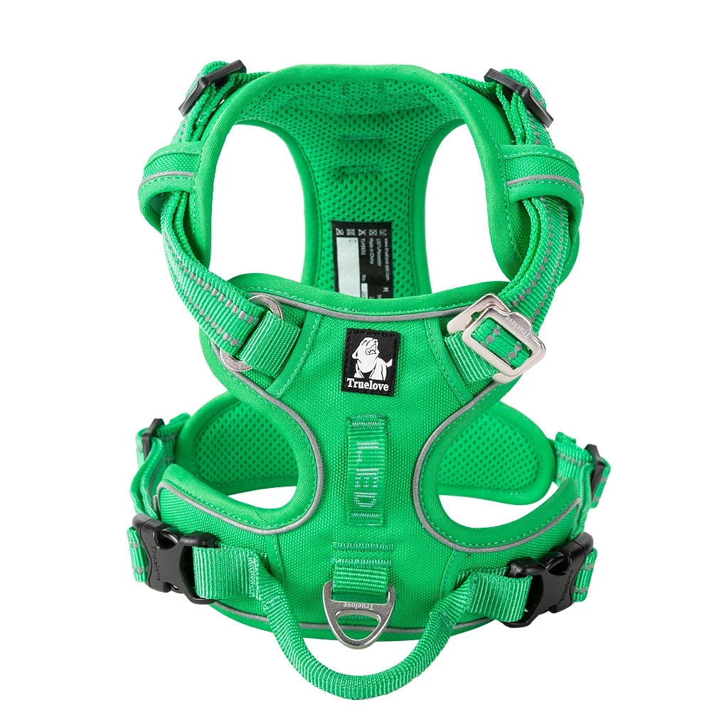 TRUELOVE No Pull Dog Harness Reflective Breathable Adjustable Training Vest