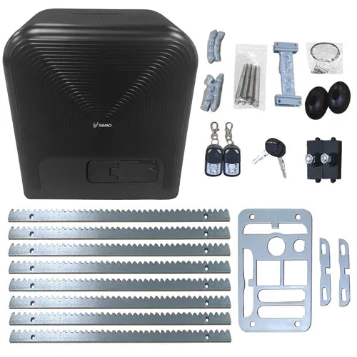 Electric Sliding Gate Opener Complete Kit With Remote