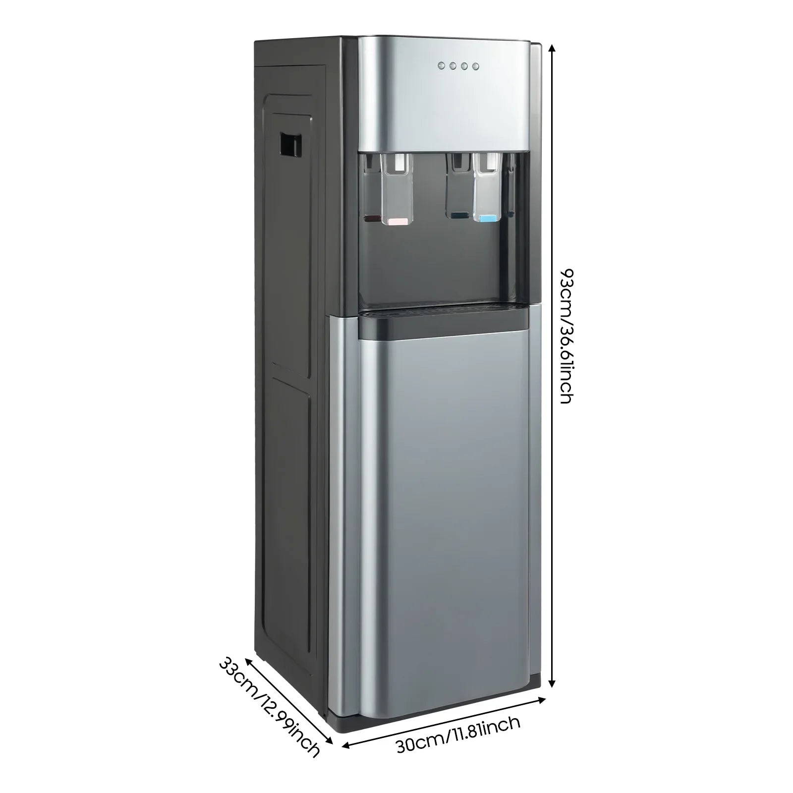Bottom Loading Water Dispenser 304 Stainless Steel Liner Hot Cold