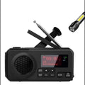 Digital Solar Emergency Radio Black