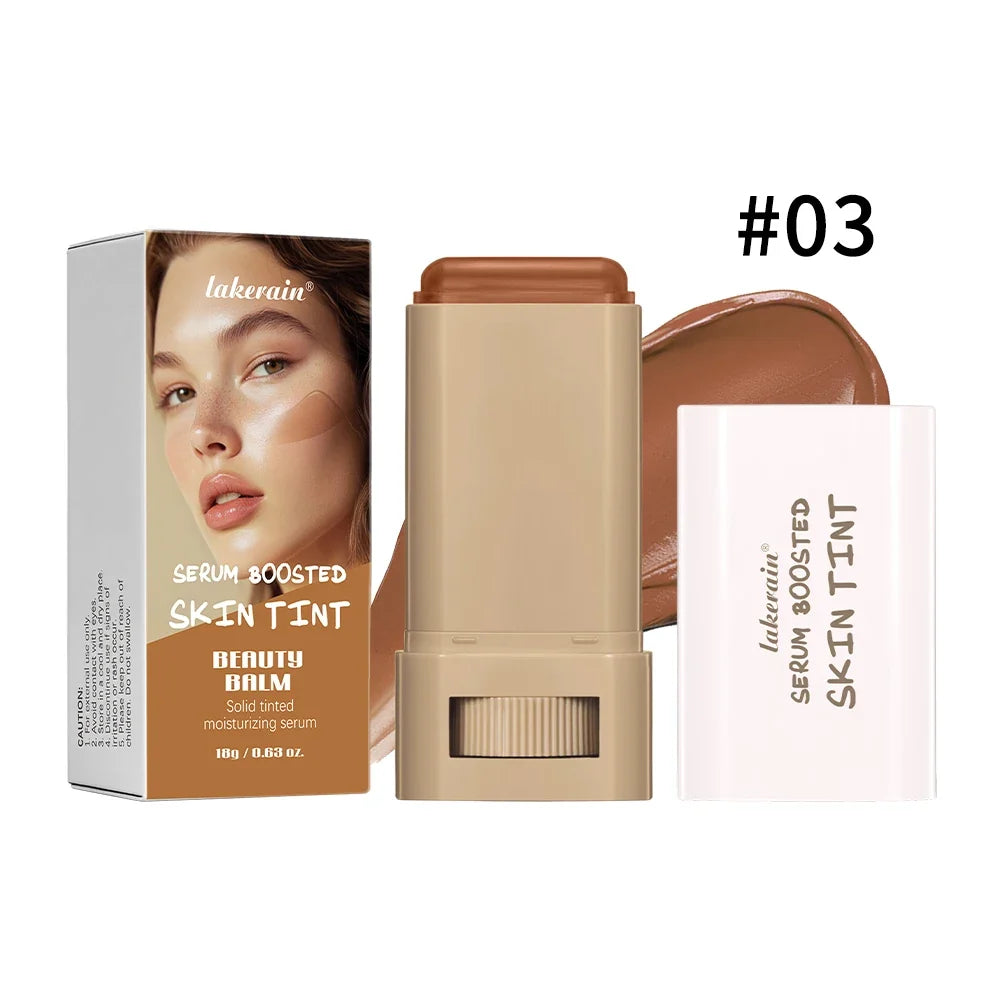 Skin Tint Foundation Stick With Moisturizing Long-Lasting Coverage