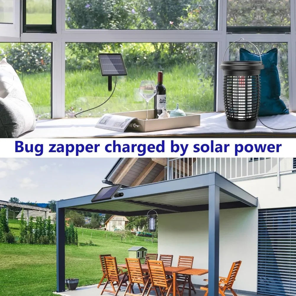 AISITIN Solar Bug Zapper 2-in-1 Mosquito Killer Lamp