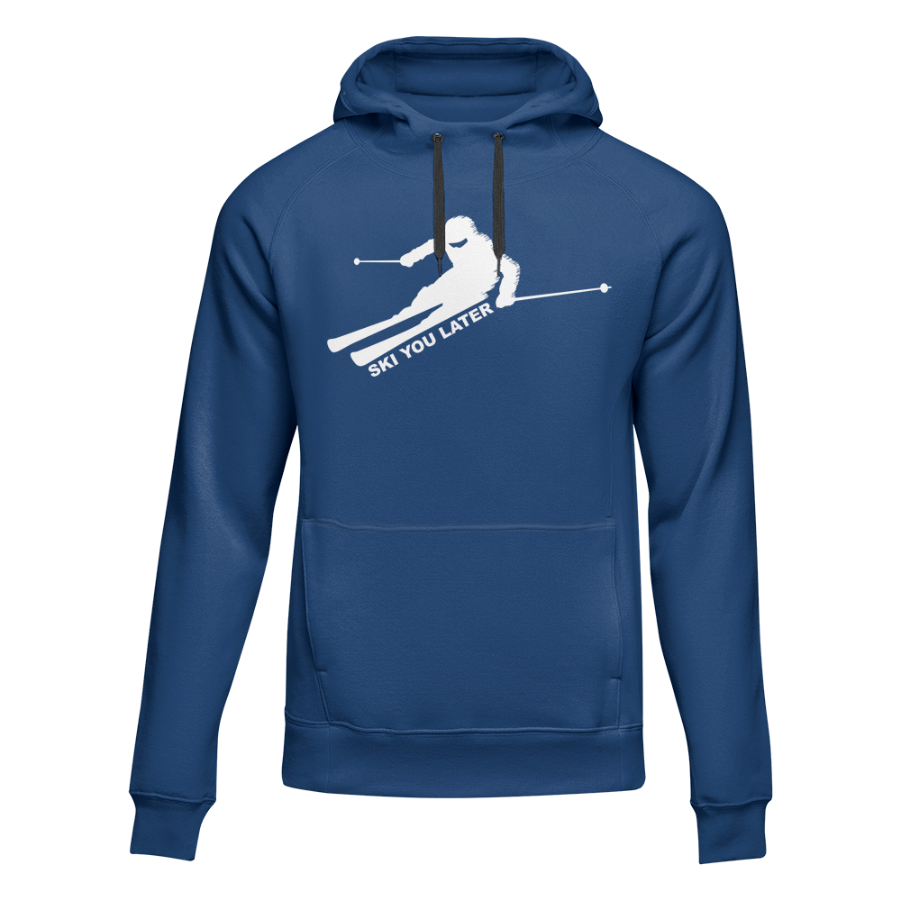 Ski You Later Adult Fleece Hoodie