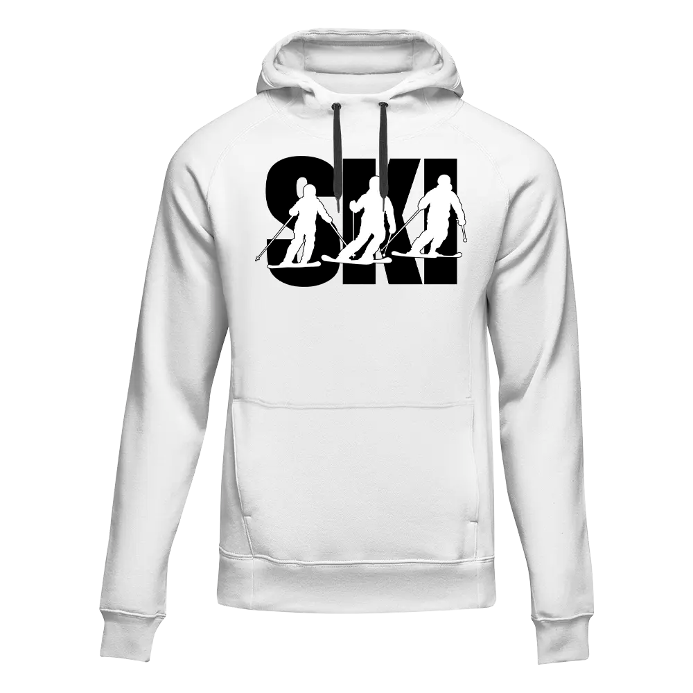 Ski Adult Fleece Hoodie
