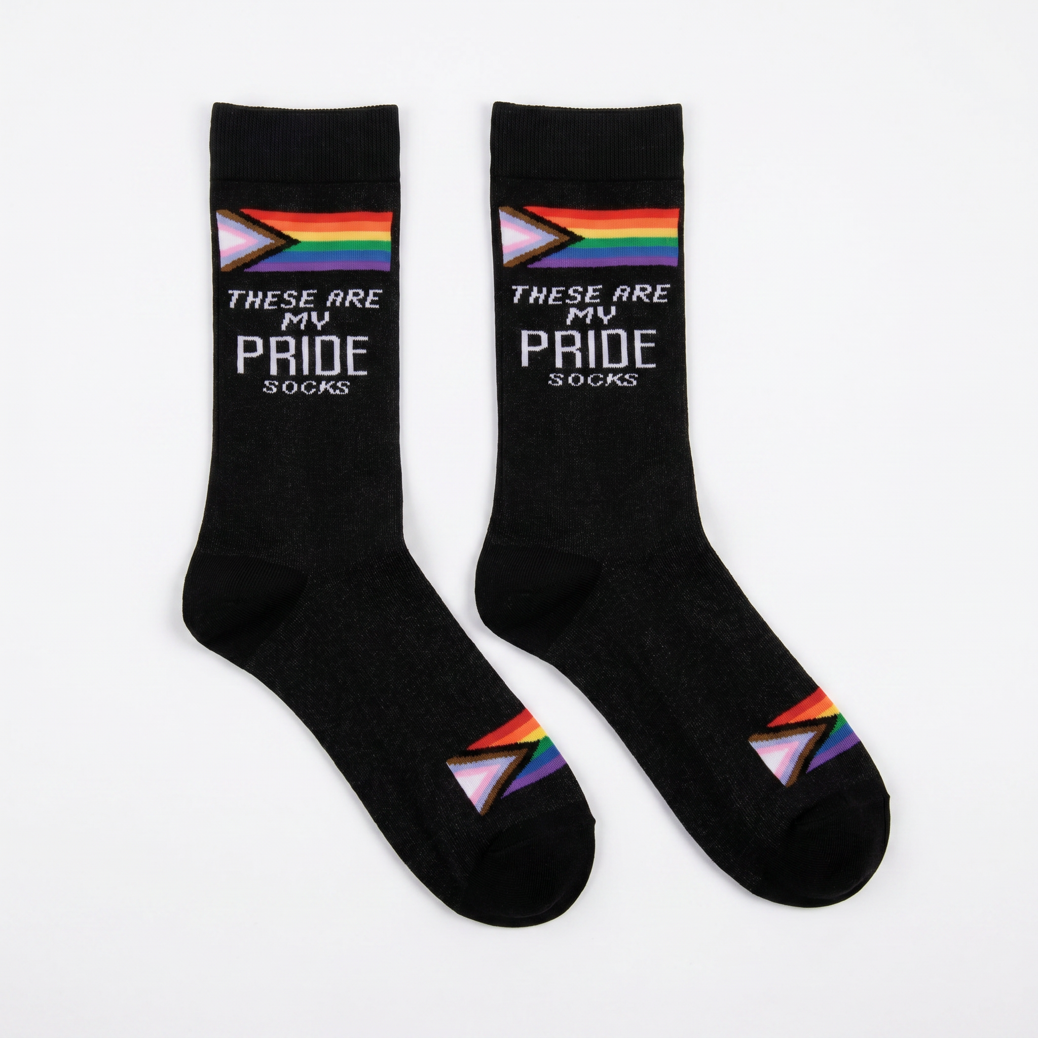 Treat Yo Self Gift Set | Jumbo Wine Glass & Pride Socks in Gift Bag | Ready to Gift!