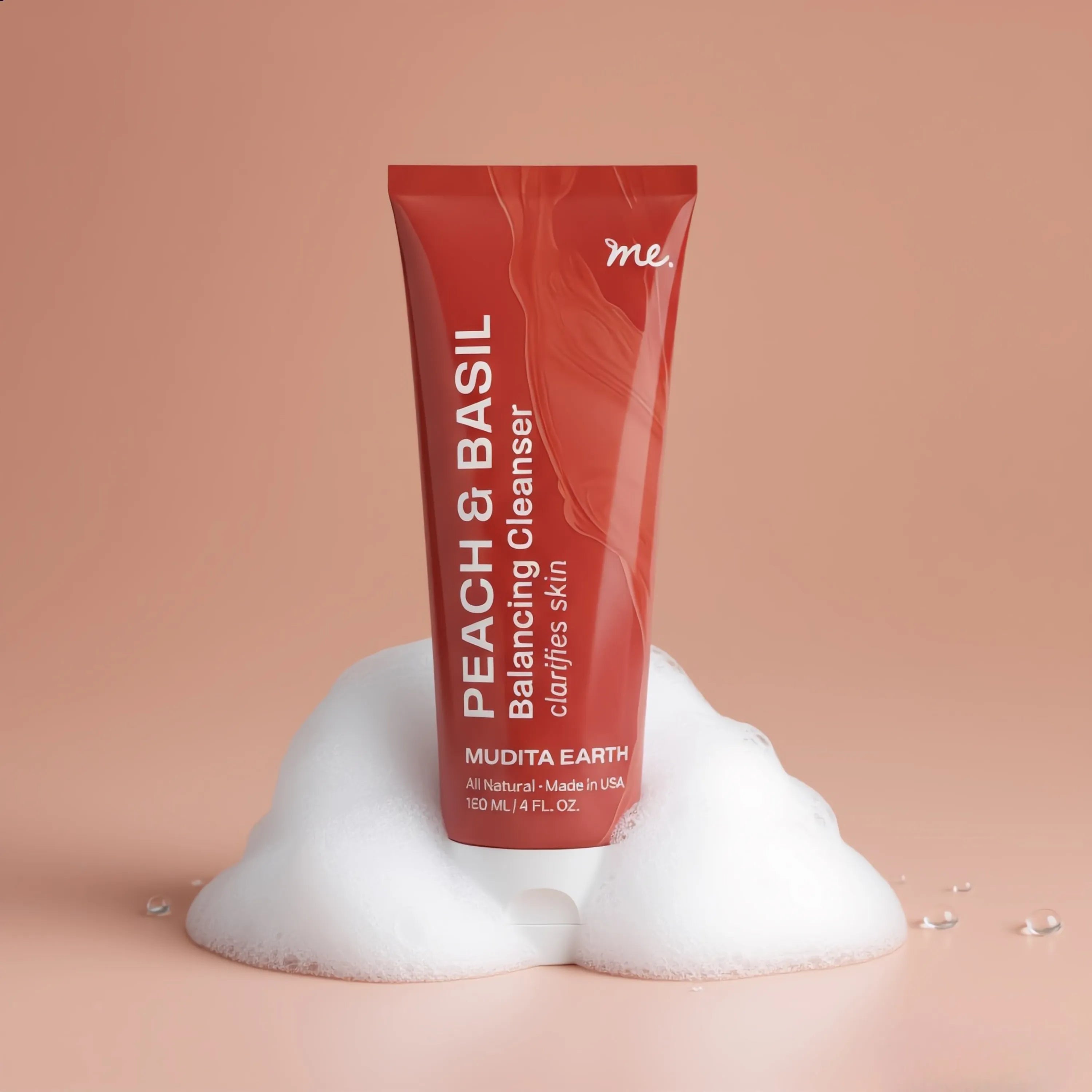 Peach & Basil Balancing Face Cleanser