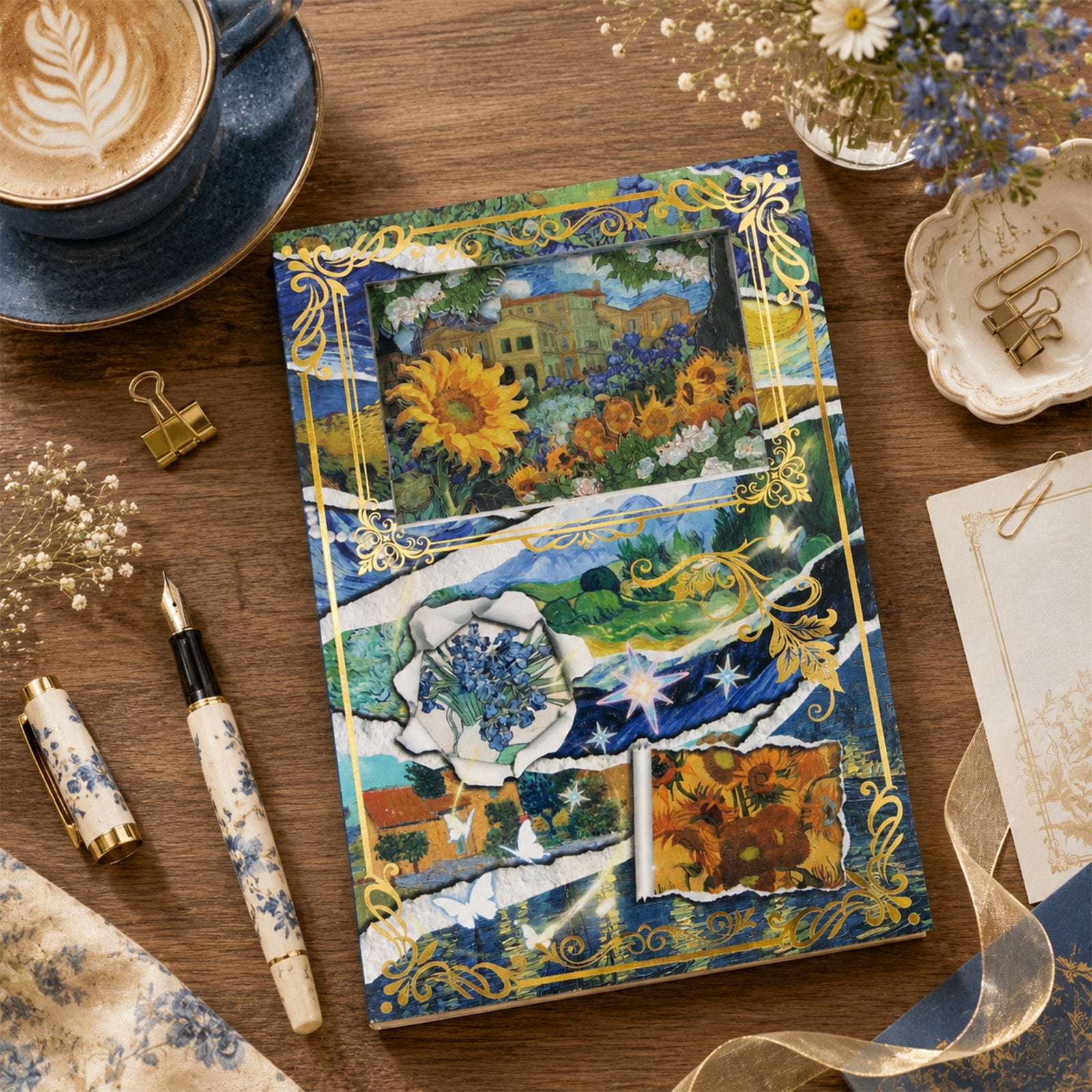 Van Gogh's World 3D Cutout Journal | 50 Pages