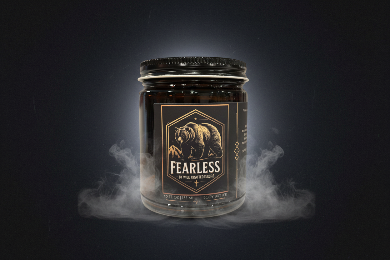 Men's Fearless Body Butter – Scented Moisturizer for Dry & Rough Skin, 4.5 oz