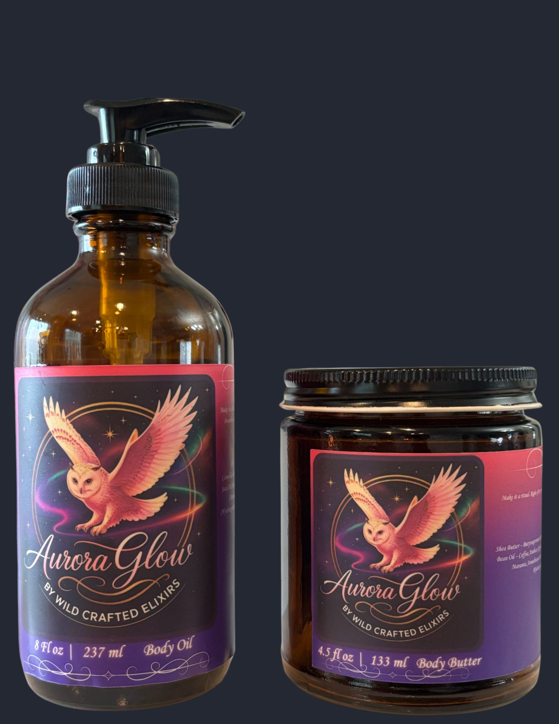 Women's Aurora Glow Radiance Set | Body oil & body butter