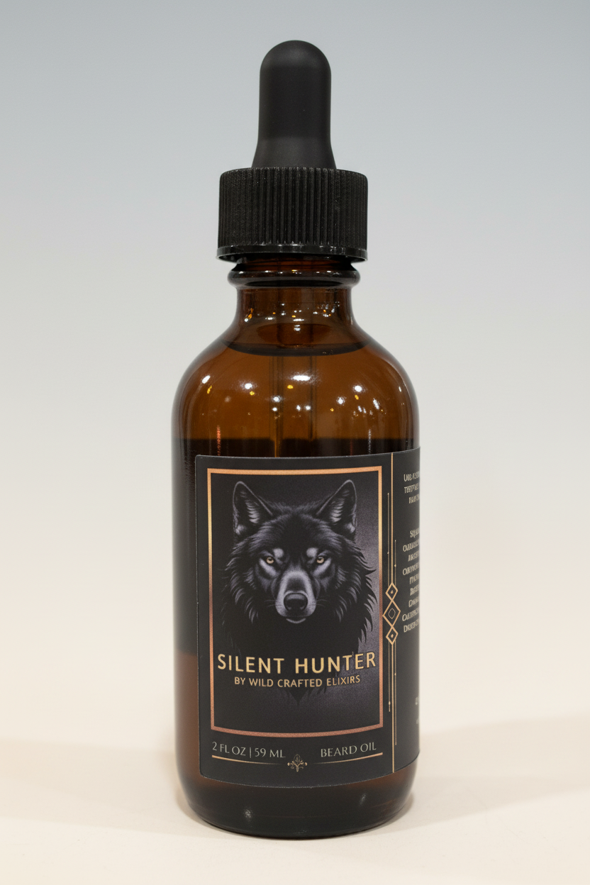 Men's Beard Oil for Beard Conditioning with Argan and Jojoba Oil