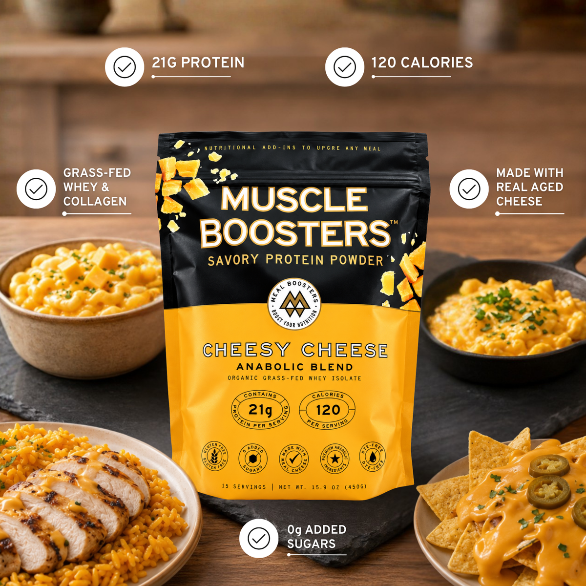 Muscle Boosters Cheesy Cheese - Anabolic Blend